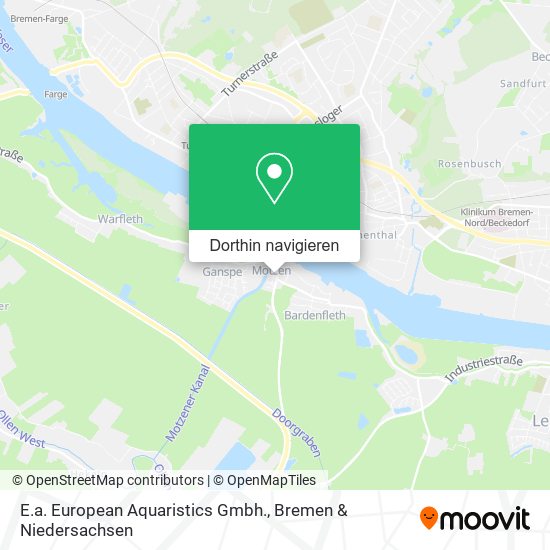E.a. European Aquaristics Gmbh. Karte