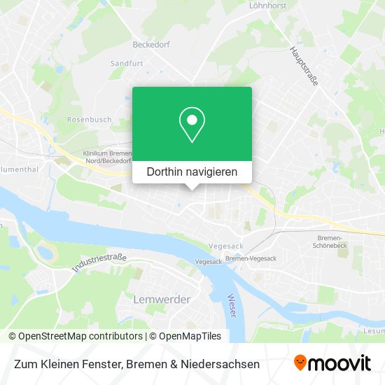 Zum Kleinen Fenster Karte