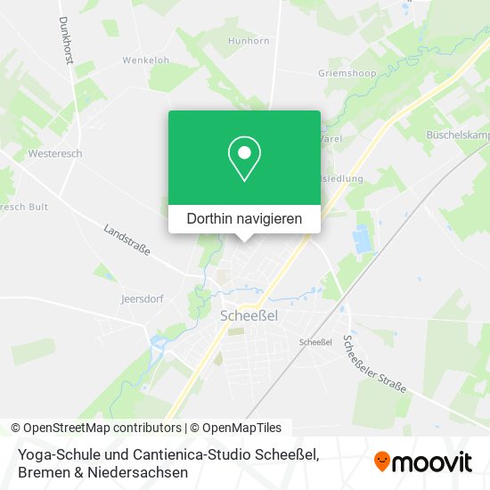 Yoga-Schule und Cantienica-Studio Scheeßel Karte