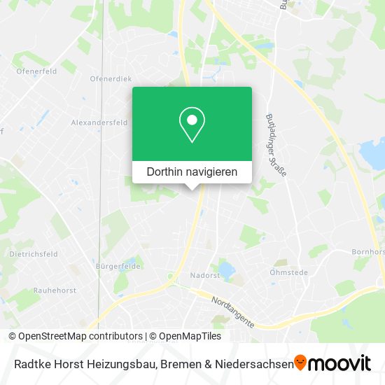 Radtke Horst Heizungsbau Karte