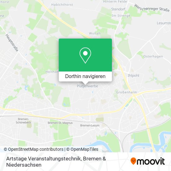 Artstage Veranstaltungstechnik Karte