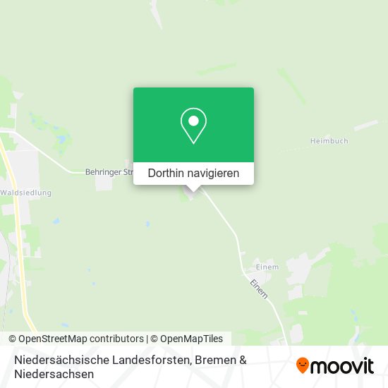 Niedersächsische Landesforsten Karte