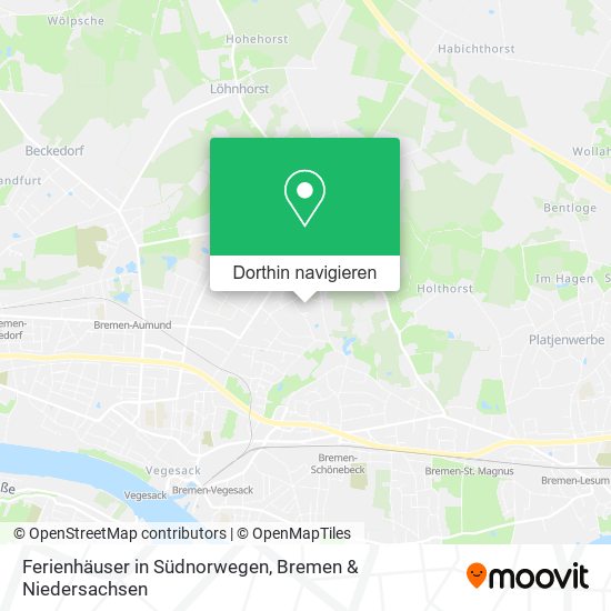 Ferienhäuser in Südnorwegen Karte