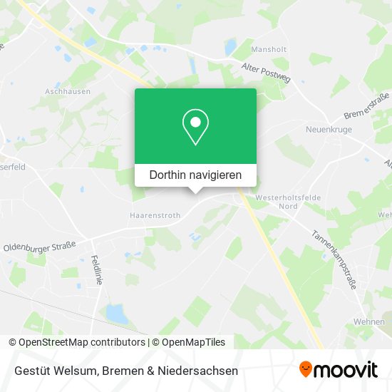 Gestüt Welsum Karte