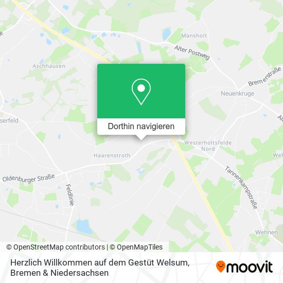 Herzlich Willkommen auf dem Gestüt Welsum Karte