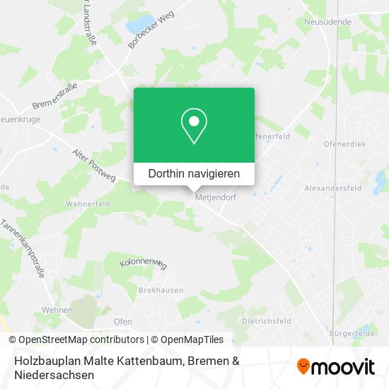 Holzbauplan Malte Kattenbaum Karte