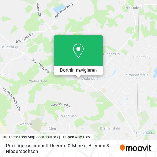 Praxisgemeinschaft Reemts & Menke Karte