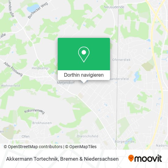 Akkermann Tortechnik Karte