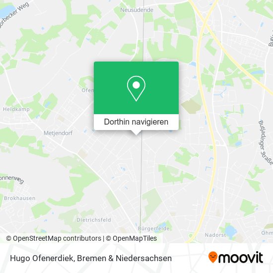 Hugo Ofenerdiek Karte