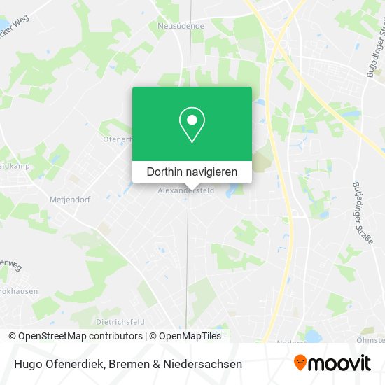Hugo Ofenerdiek Karte