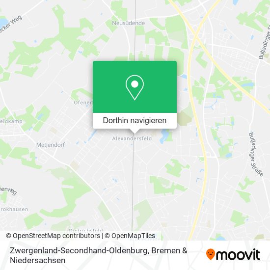 Zwergenland-Secondhand-Oldenburg Karte