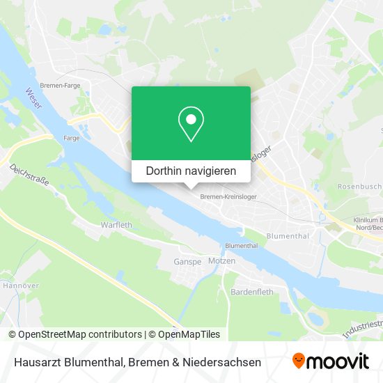 Hausarzt Blumenthal Karte