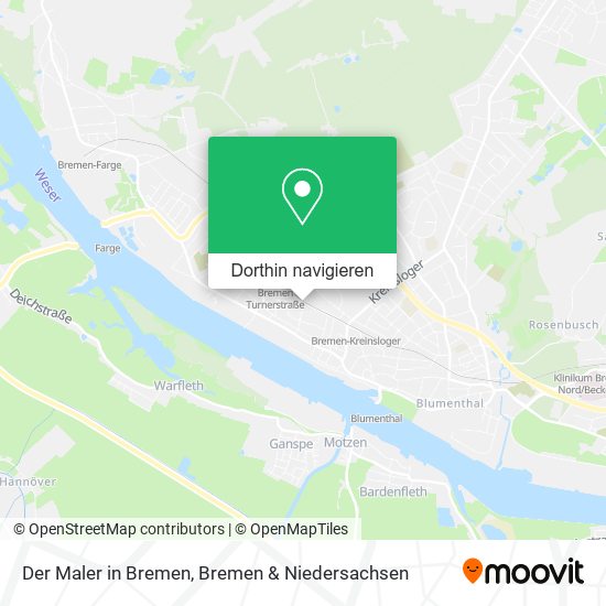 Der Maler in Bremen Karte