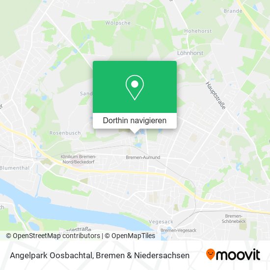 Angelpark Oosbachtal Karte