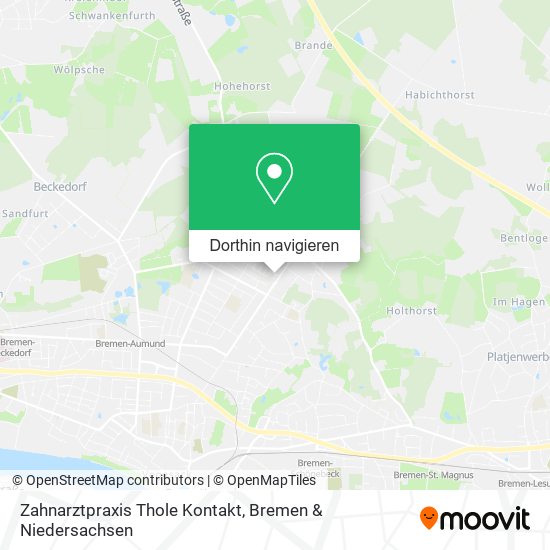 Zahnarztpraxis Thole Kontakt Karte
