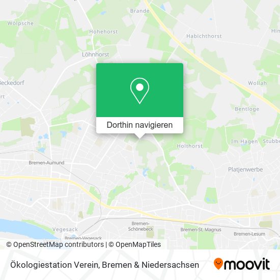 Ökologiestation Verein Karte