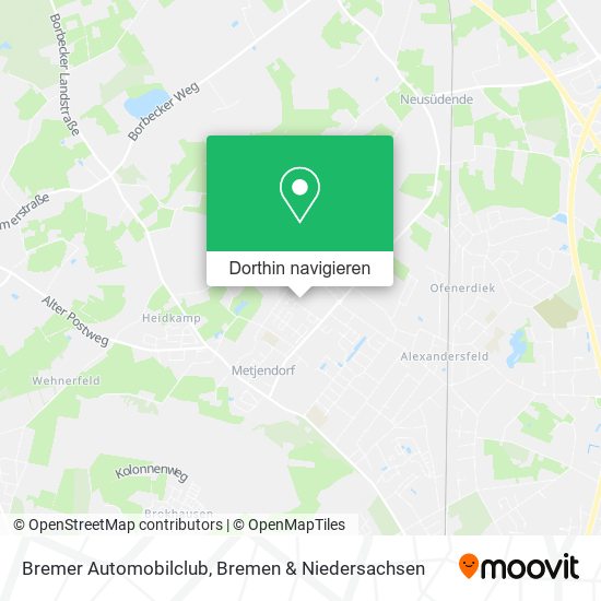 Bremer Automobilclub Karte