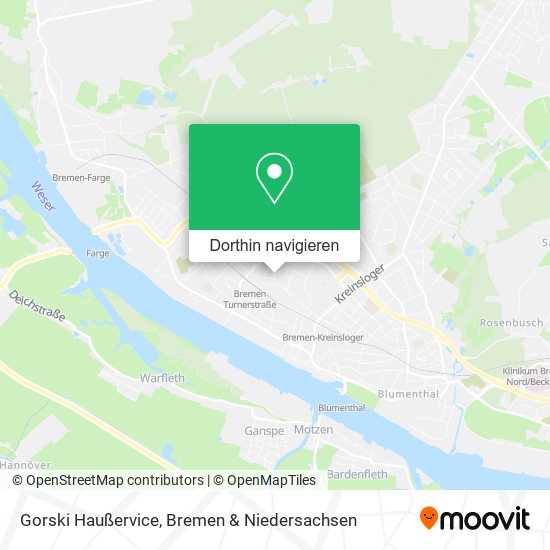 Gorski Haußervice Karte