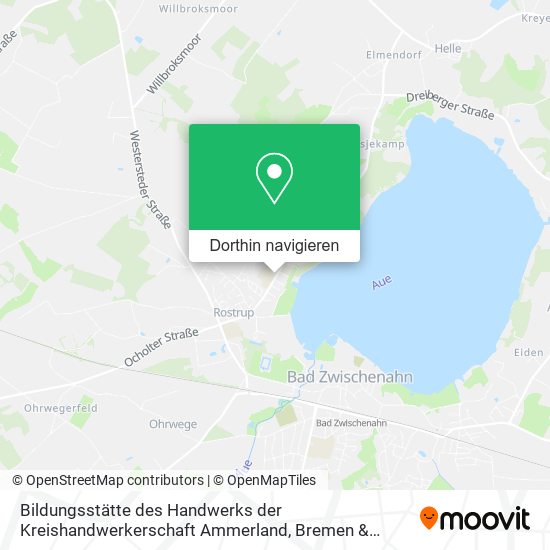 Bildungsstätte des Handwerks der Kreishandwerkerschaft Ammerland Karte