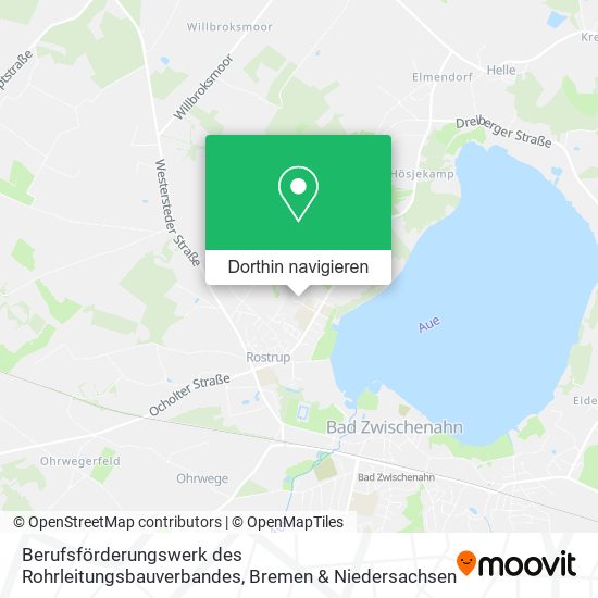 Berufsförderungswerk des Rohrleitungsbauverbandes Karte