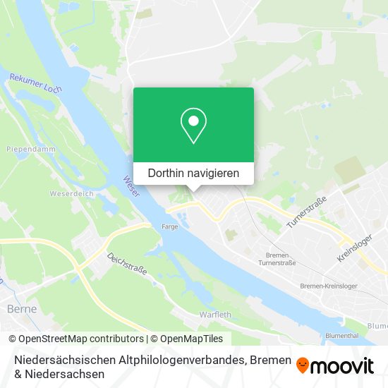 Niedersächsischen Altphilologenverbandes Karte
