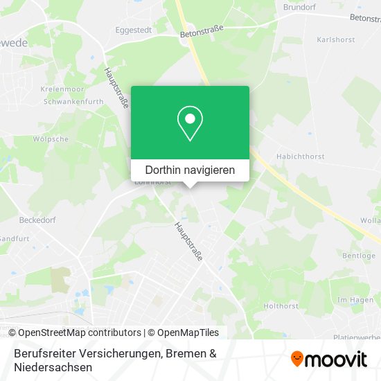 Berufsreiter Versicherungen Karte