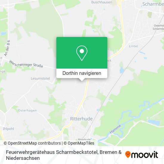 Feuerwehrgerätehaus Scharmbeckstotel Karte
