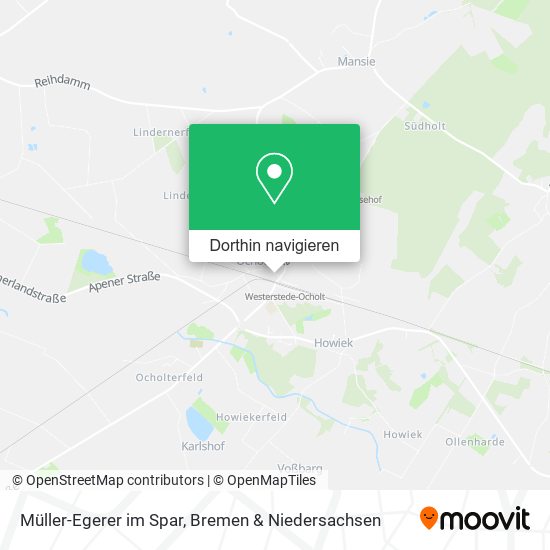 Müller-Egerer im Spar Karte