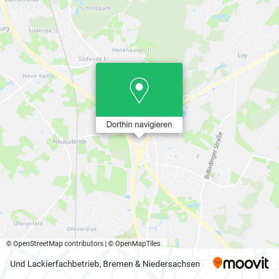 Und Lackierfachbetrieb Karte