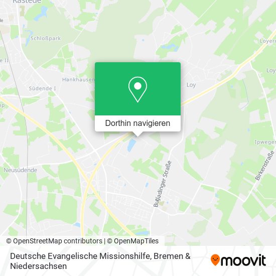 Deutsche Evangelische Missionshilfe Karte