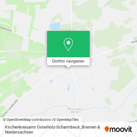 Kirchenkreisamt Osterholz-Scharmbeck Karte
