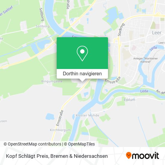 Kopf Schlägt Preis Karte
