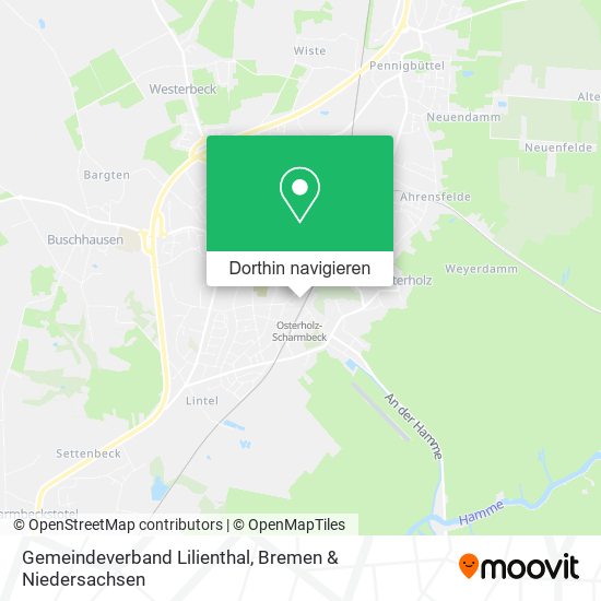 Gemeindeverband Lilienthal Karte