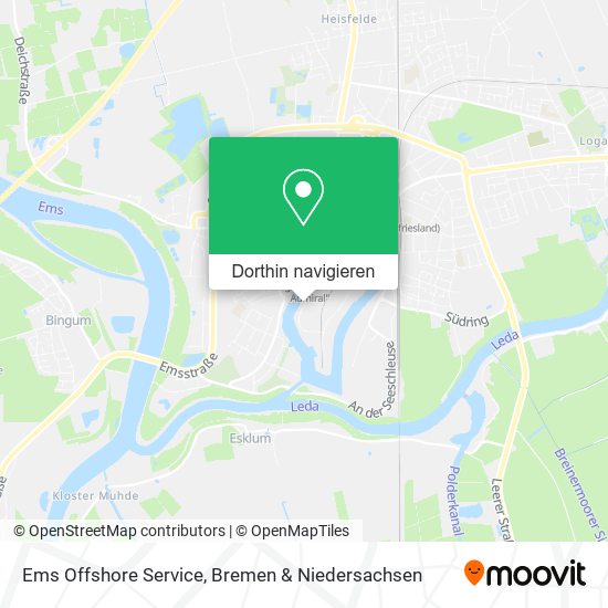 Ems Offshore Service Karte