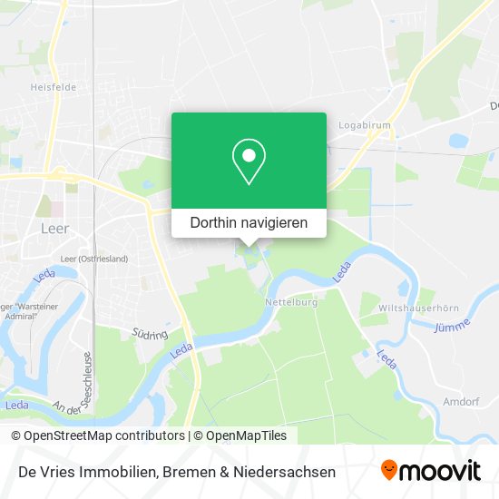 De Vries Immobilien Karte