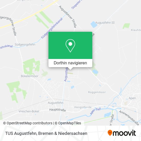 TUS Augustfehn Karte