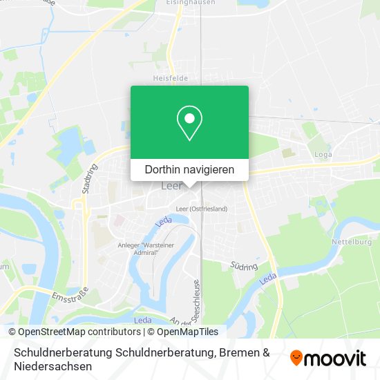 Schuldnerberatung Schuldnerberatung Karte