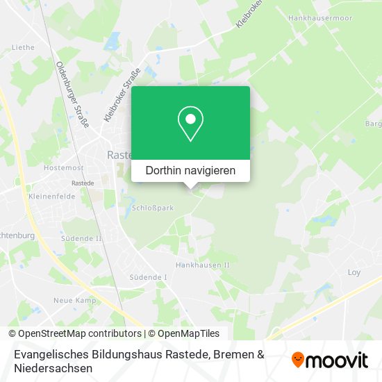 Evangelisches Bildungshaus Rastede Karte