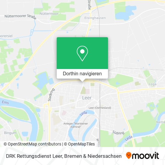 DRK Rettungsdienst Leer Karte