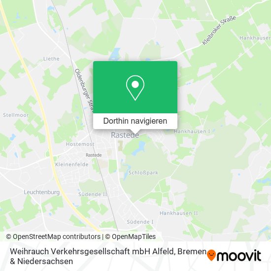 Weihrauch Verkehrsgesellschaft mbH Alfeld Karte