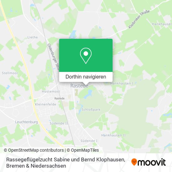 Rassegeflügelzucht Sabine und Bernd Klophausen Karte