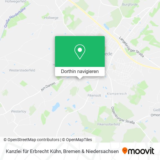 Kanzlei für Erbrecht Kühn Karte