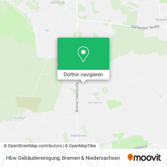 Hbw Gebäudereinigung Karte