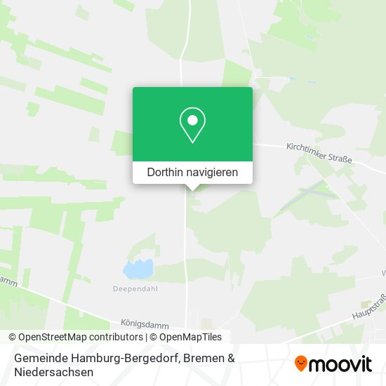 Gemeinde Hamburg-Bergedorf Karte