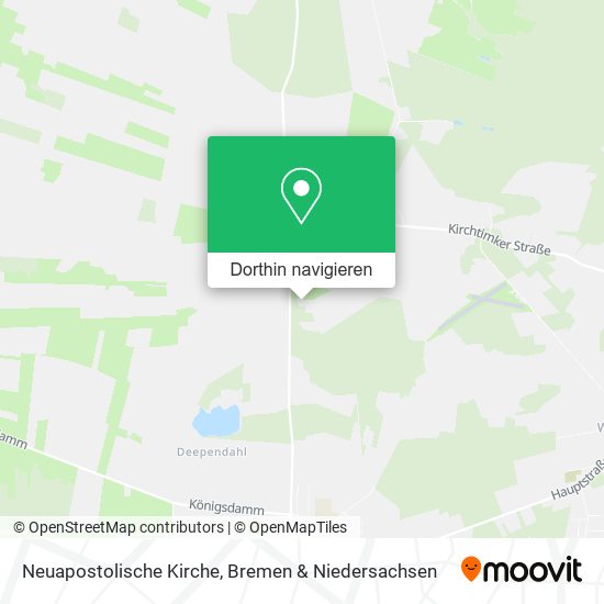 Neuapostolische Kirche Karte