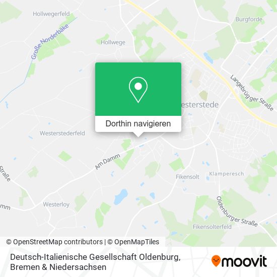 Deutsch-Italienische Gesellschaft Oldenburg Karte