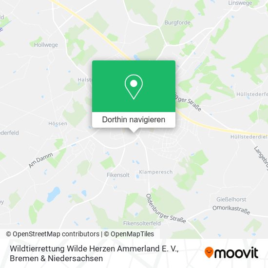 Wildtierrettung Wilde Herzen Ammerland E. V. Karte
