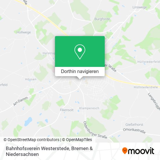 Bahnhofsverein Westerstede Karte