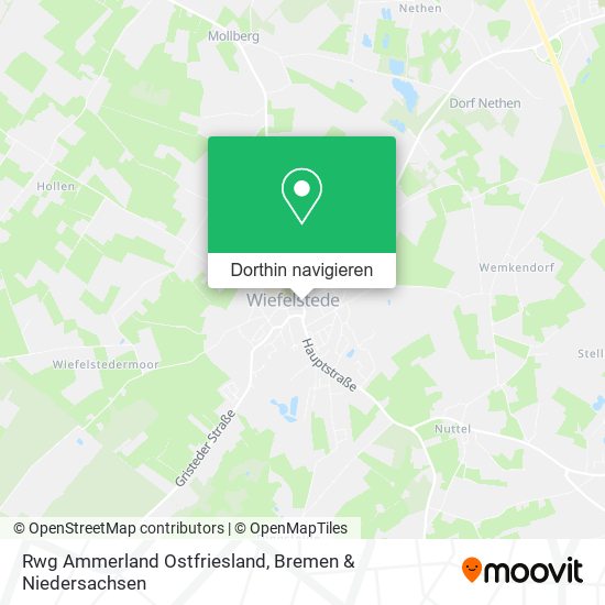 Rwg Ammerland Ostfriesland Karte