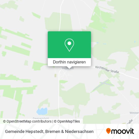 Gemeinde Hepstedt Karte